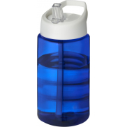 Bidon H2O Bop o pojemności 500 ml z wieczkiem z dzióbkiem, niebieski, biały