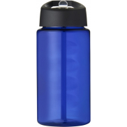 Bidon H2O Bop o pojemności 500 ml z wieczkiem z dzióbkiem, niebieski, czarny