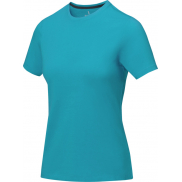 Damski t-shirt Nanaimo z krótkim rękawem, xxl, niebieski
