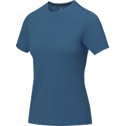 Damski t-shirt Nanaimo z krótkim rękawem, m, niebieski