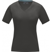 Damski T-shirt organiczny Kawartha z krótkim rękawem, xxl, szary