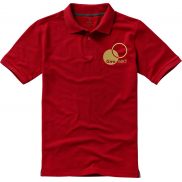 Męskie polo Calgary z krótkim rękawem 200 g/m², s, czerwony