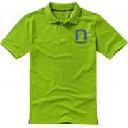 Męskie polo Calgary z krótkim rękawem 200 g/m², xs, zielony