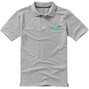 Męskie polo Calgary z krótkim rękawem 200 g/m², xl, szary