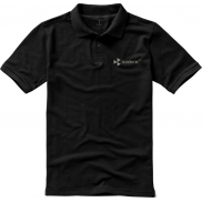 Męskie polo Calgary z krótkim rękawem 200 g/m², 3xl, czarny