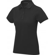 Damskie polo Calgary z krótkim rękawem 200 g/m², m, czarny