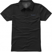 Męskie polo Markham z krótkim rękawem ze stretchu 200 g/m², m, czarny