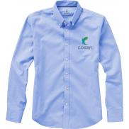 Męska koszula Vaillant z tkaniny Oxford z długim rękawem 142 g/m², xxl, niebieski
