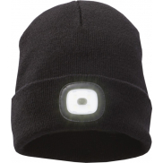 Mighty LED knit beanie, czarny
