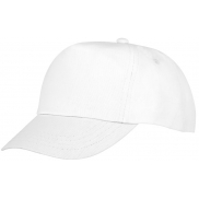 Czapka 5-panelowa dla dzieci Feniks 175 g/m², biały