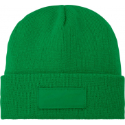 Czapka typu beanie Boreas z naszywką, zielony