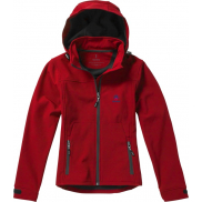 Damska kurtka softshell Langley, xs, czerwony