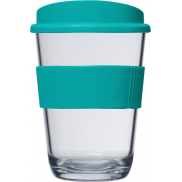 Kubek Americano® Cortado o pojemności 300 ml z uchwytem, niebieski