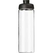 Bidon H2O Vibe o pojemności 850 ml z otwieranym wieczkiem, biały, czarny