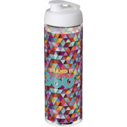 Bidon H2O Vibe o pojemności 850 ml z otwieranym wieczkiem, biały
