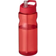 Bidon H2O Eco o pojemności 650 ml z wieczkiem z dzióbkiem, czerwony
