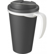 Americano® Grande 350 ml mug with spill-proof lid, szary