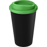 Kubek Americano Eco z recyklingu o pojemności 350 ml, czarny, zielony