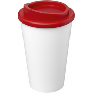 Kubek Americano Eco z recyklingu o pojemności 350 ml, biały, czerwony