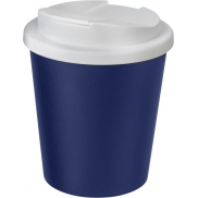 Americano® Espresso 250 ml tumbler with spill-proof lid, niebieski, biały