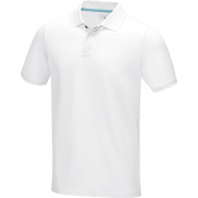 Męska organiczna koszulka polo Graphite, 3xl, biały
