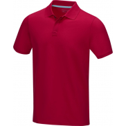 Męska organiczna koszulka polo Graphite, xl, czerwony