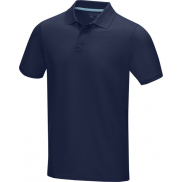 Męska organiczna koszulka polo Graphite, m, niebieski