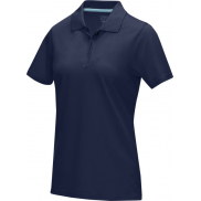 Damska organiczna koszulka polo Graphite, m, niebieski