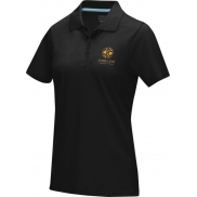 Damska organiczna koszulka polo Graphite, l, czarny