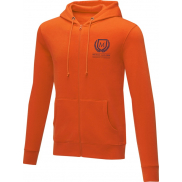 Charon męska zapinana na zamek bluza z kapturem 240 g/m², 3xl, pomarańczowy