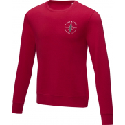 Charon męska bluza z okrągłym dekoltem 240 g/m², 5xl, czerwony