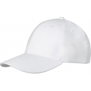 6-panelowa czapka Davis 260 g/m², biały