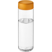 H2O Active® Vibe 850 ml screw cap water bottle, biały, pomarańczowy