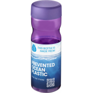 Butelka H2O Active® Eco Base 650 ml screw cap, fioletowy