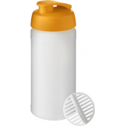 Shaker Baseline Plus o pojemności 500 ml, pomarańczowy, biały