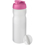 Shaker Baseline Plus o pojemności 650 ml, różowy, biały