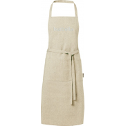 Pheebs Fartuch z bawełny z recyklingu o gramaturze 200 g/m², piasek pustyni