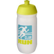 Bidon HydroFlex™ Clear o pojemności 500 ml, zielony, biały