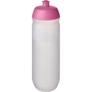 Bidon HydroFlex™ Clear o pojemności 750 ml, różowy, biały