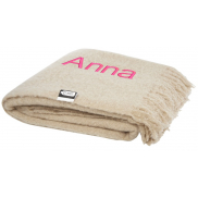 Koc z plastiku z recyklingu Ivy, biały