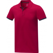 Męska koszulka polo duotone Morgan z krótkim rękawem 200 g/m², xs, czerwony