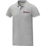Męska koszulka polo duotone Morgan z krótkim rękawem 200 g/m², l, szary