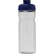 Bidon H2O Active® Base Tritan™ o pojemności 650 ml z klapką, biały, niebieski