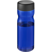 Bidon H2O Active® Base Tritan™ o pojemności 650 ml z zakrętką, niebieski, czarny