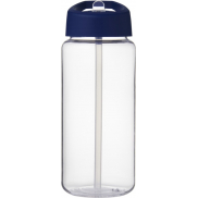 Bidon H2O Active® Octave Tritan™ o pojemności 600 ml z dzióbkiem, biały, niebieski
