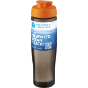 H2O Active® Eco Tempo 700 ml bidon z klapką, pomarańczowy, szary