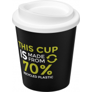 Kubek Americano® Espresso Eco z recyklingu o pojemności 250 ml , czarny, biały