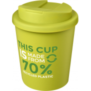 Kubek Americano® Espresso Eco z recyklingu o pojemności 250 ml z pokrywą odporną na zalanie , zielony