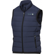 Damski ocieplany bezrękawnik puchowy Macin, l, niebieski