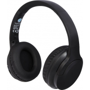 Loop słuchawki Bluetooth® z tworzyw sztucznych pochodzących z recyklingu, czarny